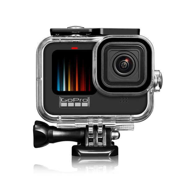 INF GoPro 9/10/11/12 Purple dykkefilter med vanntett etui