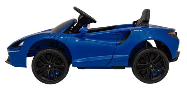12V Kids Ride-On Car med fjernkontroll, LED-lys, MP3, USB