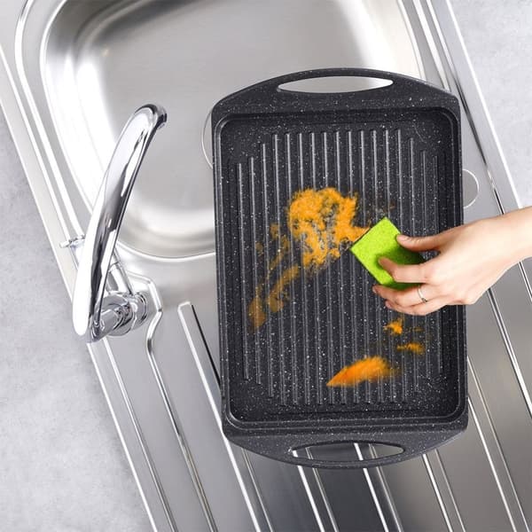 Alumiininen grillilevy tarttumattomalla graniittipinnoitteella