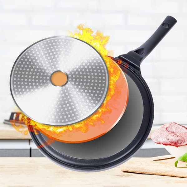 Grillpanne med non-stick, granittbelegg for alle kjøkken