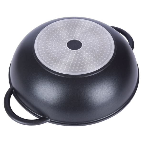 Wok med Pfluon Granitt. Perfekt for alle komfyrer og tåler oppvaskmaskin.