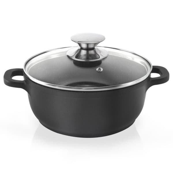 Granittgryte med non-stick og dampventil for alle komfyrer