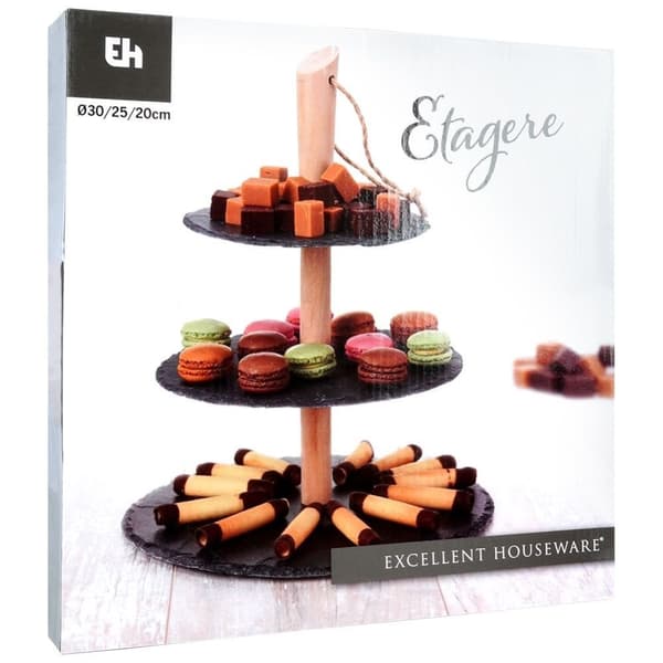 Tre-lags stentøj: Elegant til desserter og forretter