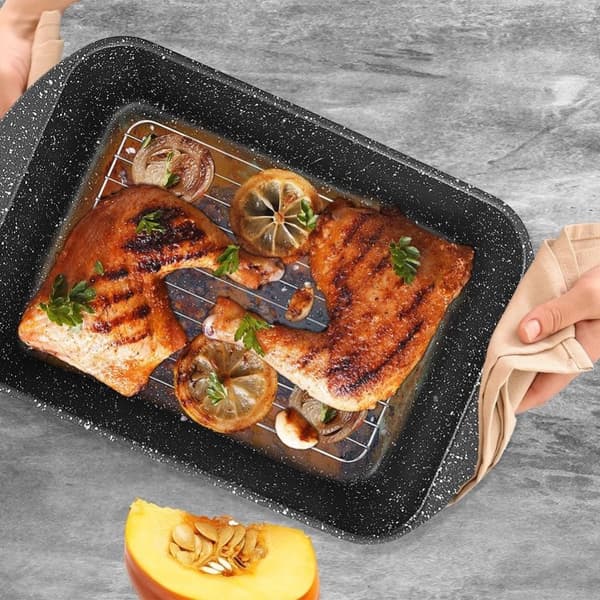 Non-stick stekepanne i granitt til alle komfyrer og ovner