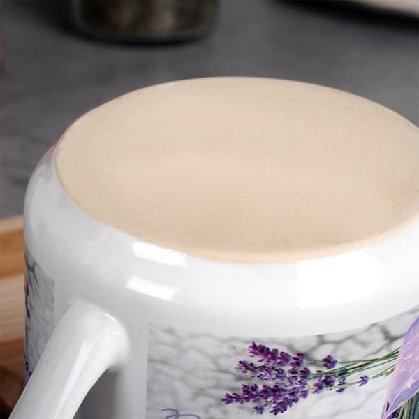 Stort krus med hank til kaffe, te og andre drikkevarer