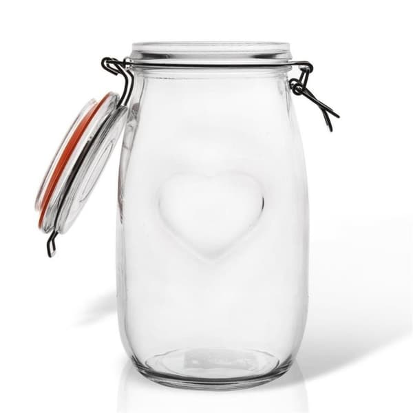 Glasburk med Tätslutande Patentlock och Gummitätning