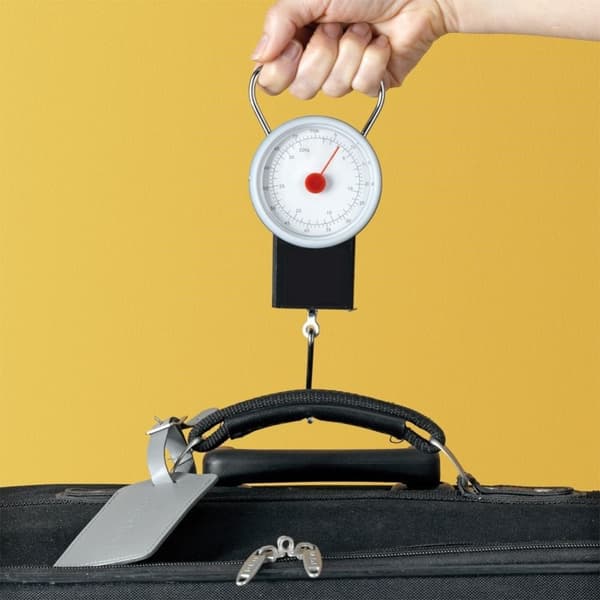 Vægt til bagage (max 32 kg) med målebånd