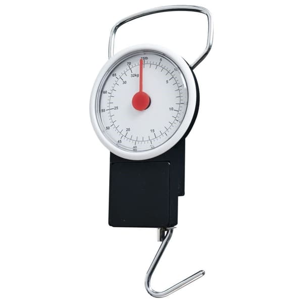 Vægt til bagage (max 32 kg) med målebånd