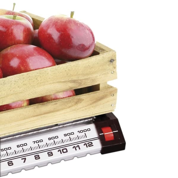 Tidløs kjøkkenvekt, nøyaktig, veier opptil 13 kg.