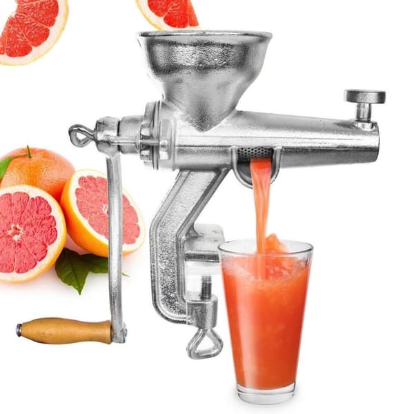 Effektiv juicer til frugt og grønt med filterklud