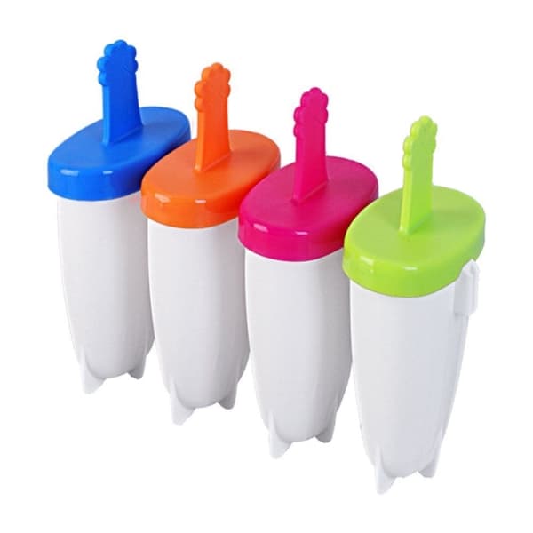 Sæt med 4 isforme til hjemmelavet is og sorbet