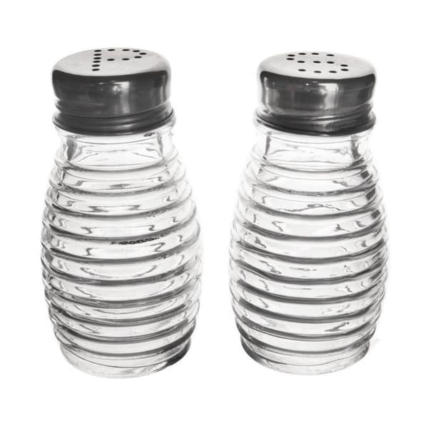 Salt- og peberbøsser i højkvalitetsglas til køkkenet