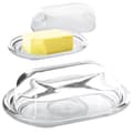 Miniatyrbilde 1 av 4: Smørfat i glass med lokk - oppbevaring og servering