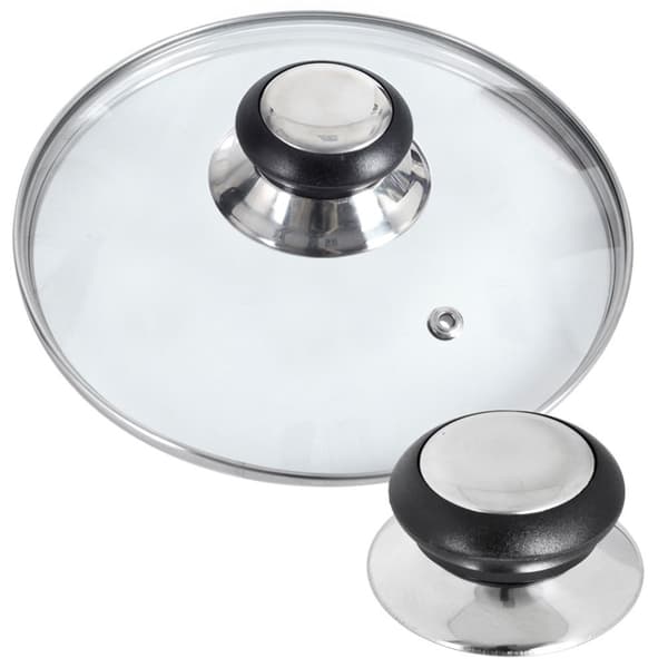 Udskiftningsknopper til låg, rustfrit stål og plast, 14-30 cm
