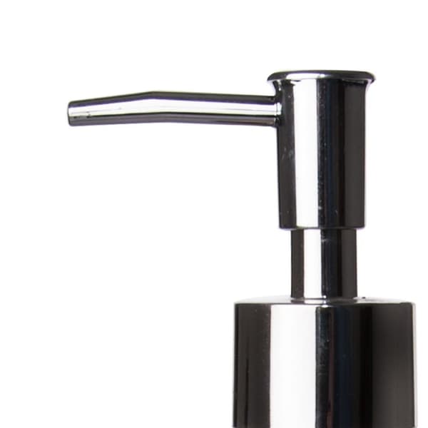 Flytande tvålpump/diskmedelspump i retrostil, ljusrosa glas