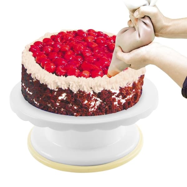 Roterende kagetallerken 28 cm til dekoration og servering