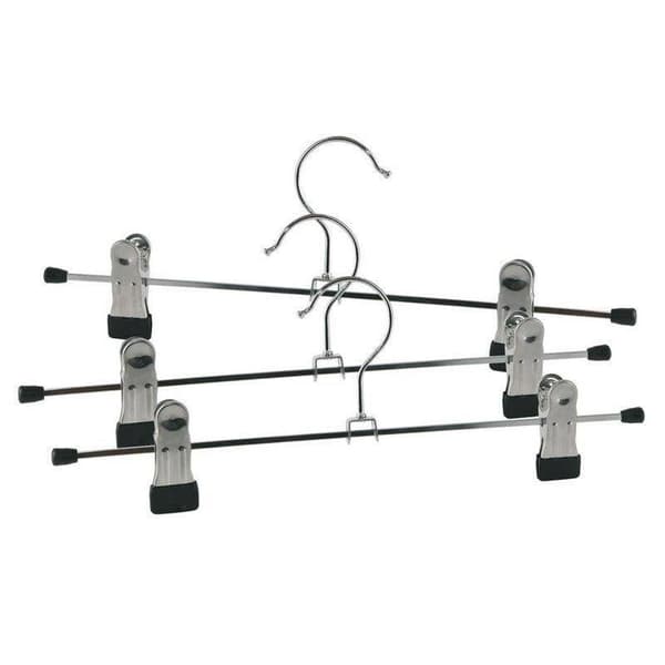 Bukseophæng med justerbare clips til bukser og nederdele