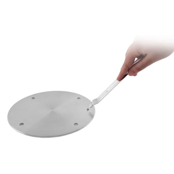Induktionsplade til pander på en induktionskogeplade