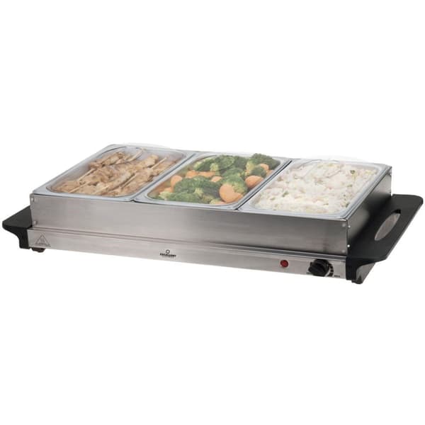 Buffetvarmer med 3 beholdere - ideell for catering
