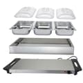 Miniatyrbilde 2 av 6: Buffetvarmer med 3 beholdere - ideell for catering