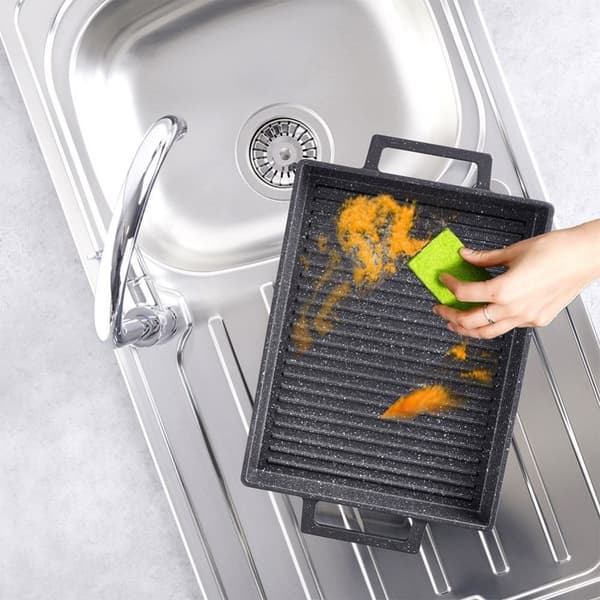 Mångsidig Grillplatta: Spis, Grill & Ugn med Non-Stick