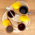 Miniatyrbild 10 av 11: Elegant set med dekorerade keramikkoppar i presentförpackning