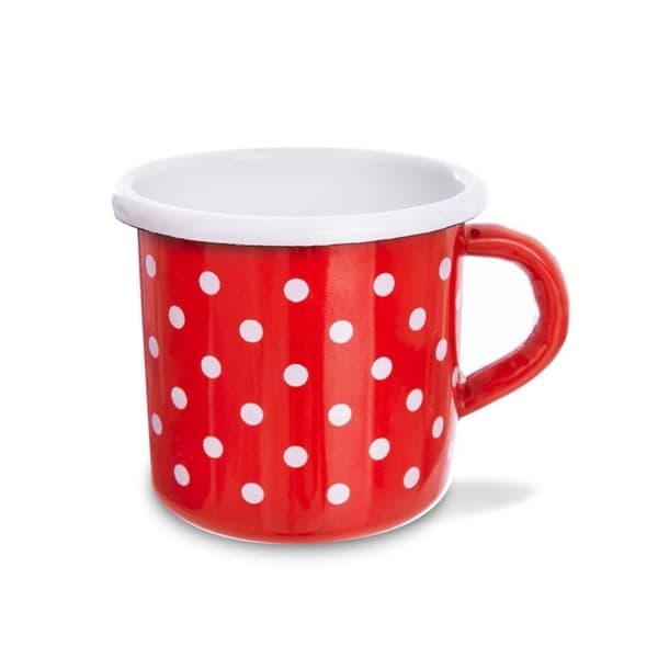 Traditionell emaljmugg 8 cm - Uppvärmning & servering