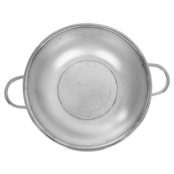 Kjøkkendør i rustfritt stål med håndtak - Perfekt for siling og vask
