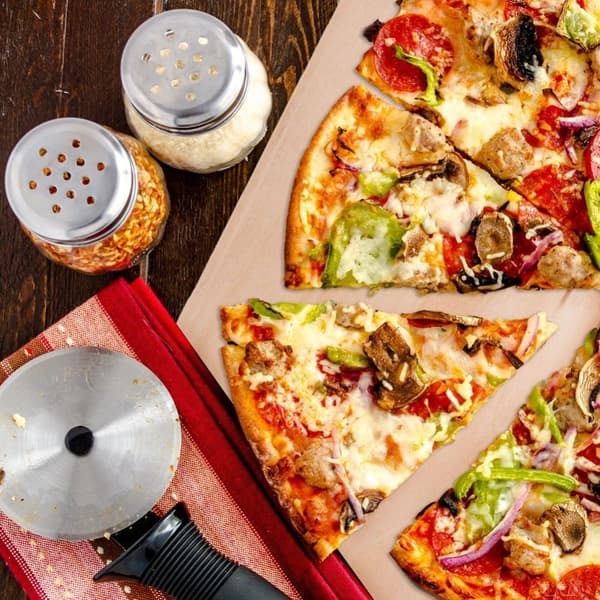 Træpagaj til udskæring og servering af pizza