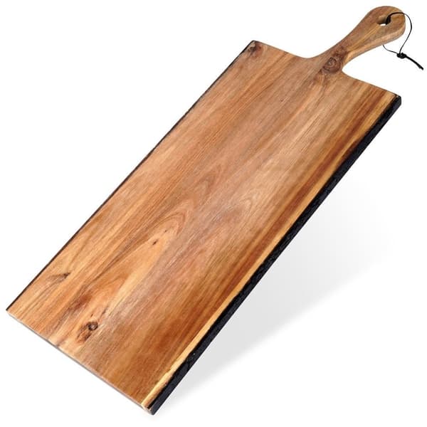 Stort skjærebrett & serveringsbrett i akasietre, 56 cm