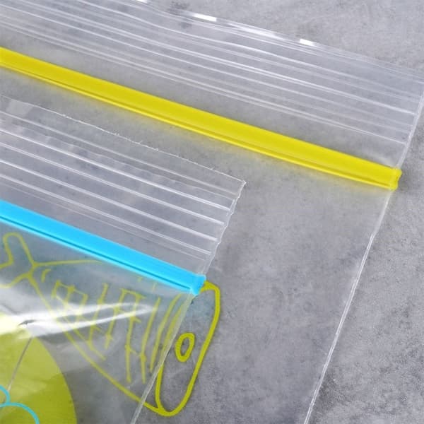 Plastposer med tæt lukning til køle- og fryseskab, 40 stk