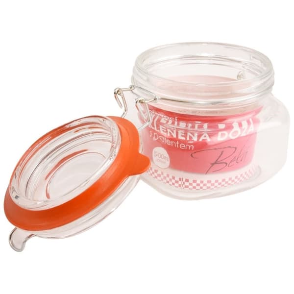 Utskiftbare silikonpakninger for klemmeglass, sett med 6