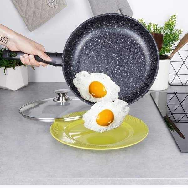 Stekepanne med non-stick, granittbelegg, induksjonssikker