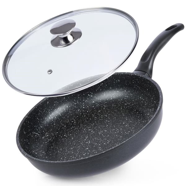 Stekepanne med non-stick, granittbelegg, induksjonssikker