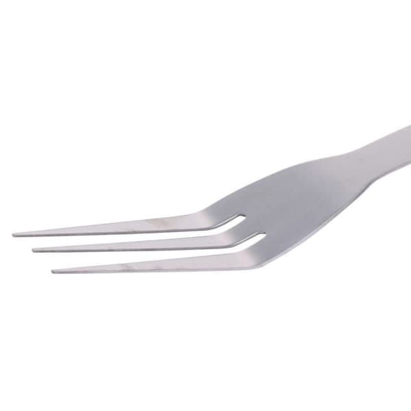 Grillset i rostfritt stål med stekspade, gaffel och tång