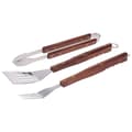 Miniatyrbild 1 av 8: Grillset i rostfritt stål med stekspade, gaffel och tång