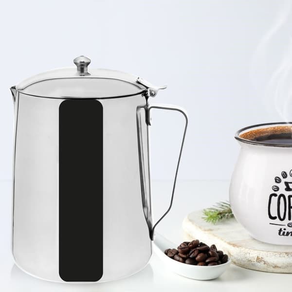 Rostfri Tekanna med Lock - Servera Kaffe eller Te