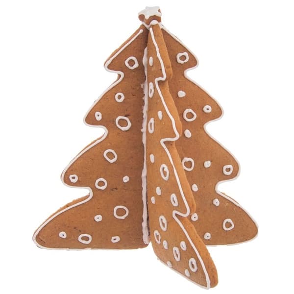 3D Pepparkaksgran Set - Julgransformar i Rostfritt Stål