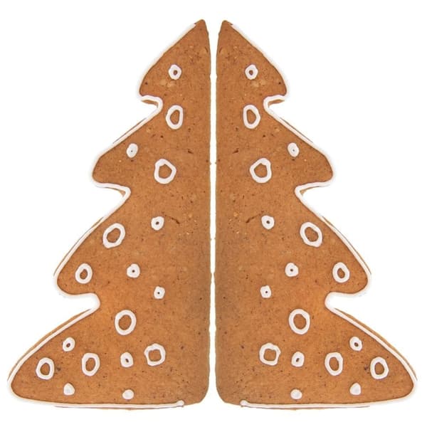 3D Pepparkaksgran Set - Julgransformar i Rostfritt Stål