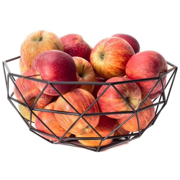 Svart LOFT-fruktkorg för frukt, grönsaker och småsaker