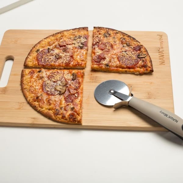Skarp pizzakutter for alle pizzaer - tynn/tykk deig