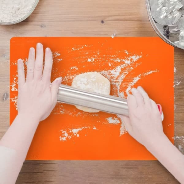 Silikonbakematte: Minimalt med mel, lett å oppbevare