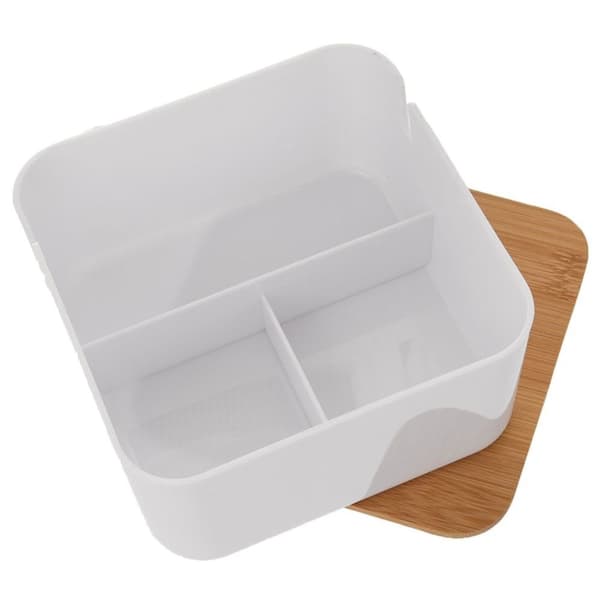 Smink- och smyckeslåda med spegel för enkel skönhetsrutin