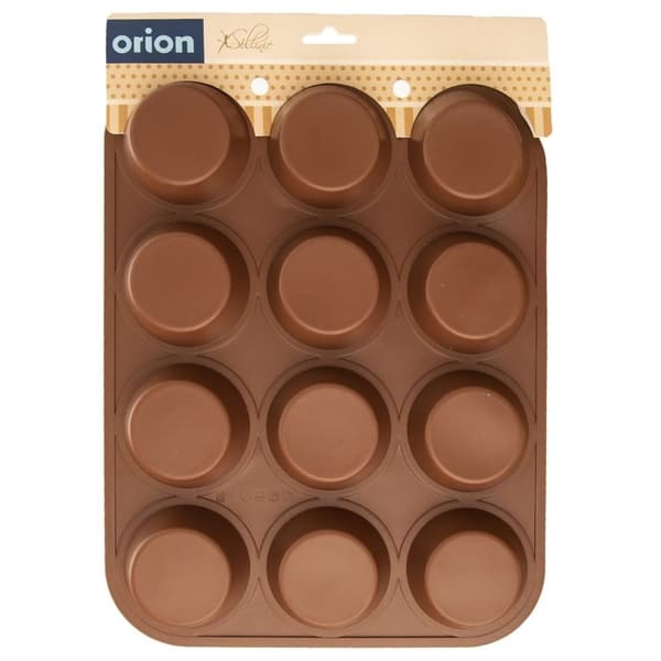 Silikoneform til 12 muffins, non-stick og nem at bruge