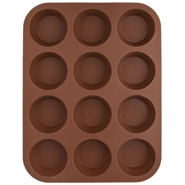 Silikoneform til 12 muffins, non-stick og nem at bruge