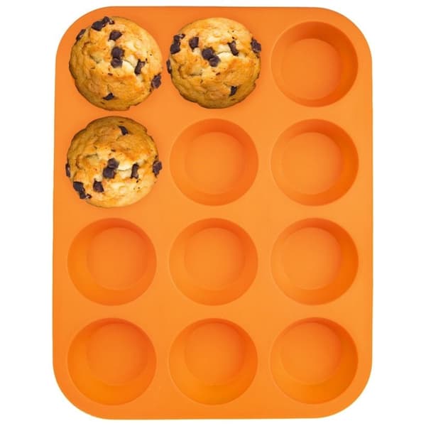 Silikonform för 12 Muffins – Lättanvänd och Non-Stick
