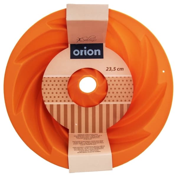 Silikonform i oransje for perfekt baking av kaker
