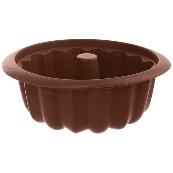 Brun silikonform for perfekt sukkerkake med non-stick