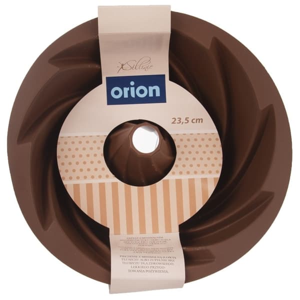 Silikonform for baking med praktisk senter