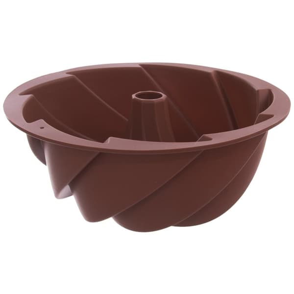Silikonform for baking med praktisk senter